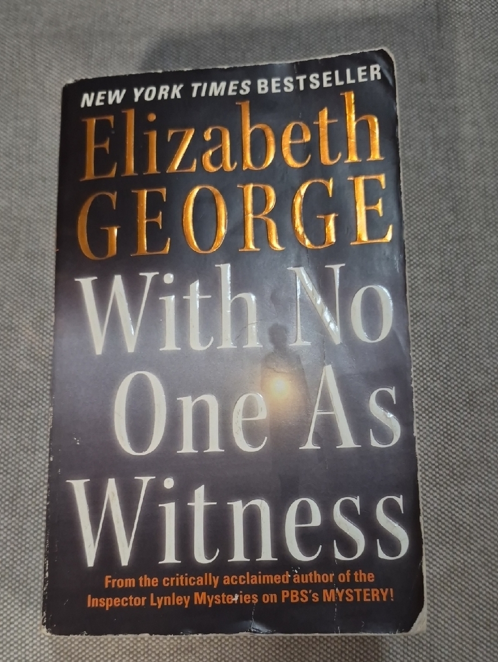 "With No One As Witness" - Black Cover Paperback
